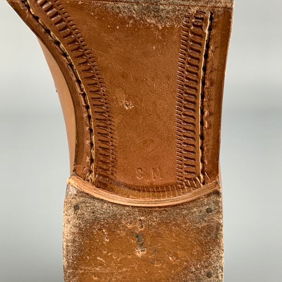 GRAVATI  for WILKES BASHFORD Size 8 Tan Leather Slip On Loafers main image 7
